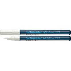 Lakkmarker, 1-2 mm, SCHNEIDER "Maxx 271", fehér