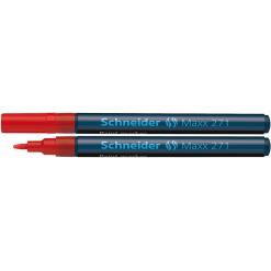 Lakkmarker, 1-2 mm, SCHNEIDER "Maxx 271", piros