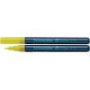Lakkmarker, 1-2 mm, SCHNEIDER "Maxx 271", sárga