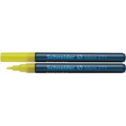 Lakkmarker, 1-2 mm, SCHNEIDER "Maxx 271", sárga