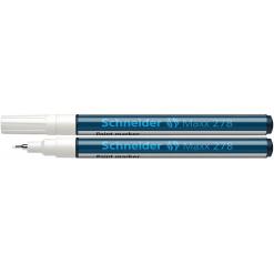 Lakkmarker, 0,8 mm, SCHNEIDER "Maxx 278", fehér