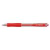 Golyóstoll, 0,3 mm, nyomógombos, UNI "SN-100 Laknock", piros
