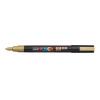 Dekormarker, 0,9-1,3 mm, UNI "Posca PC-3M", arany