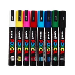 Dekormarker, 0,9-1,3 mm, UNI "Posca PC-3M", narancssárga