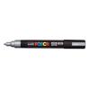 Dekormarker, 1,8-2,5 mm, UNI "Posca PC-5M", ezüst