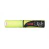 Krétamarker, 8 mm, UNI "PWE-8K", fluor sárga