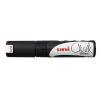 Krétamarker, 8 mm, UNI "PWE-8K", fekete