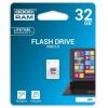 Pendrive, 32GB, USB 2.0, 20/5Mb/sec, mini, GOODRAM "UPI2", fehér
