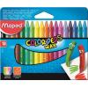 Zsírkréta, MAPED "Color`Peps Wax", 18 különböző szín