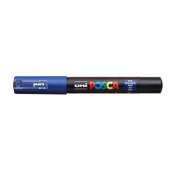 Dekormarker, 0,7-1,0 mm, UNI "Posca PC-1M", kék