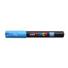 Dekormarker, 0,7-1,0 mm, UNI "Posca PC-1M", világoskék