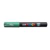 Dekormarker, 0,7-1,0 mm, UNI "Posca PC-1M", zöld