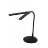 Asztali lámpa, LED, 6 W, ALBA "Ledtwin", fekete