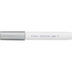 Dekormarker, 1 mm, PILOT "Pintor F", ezüst