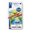 Akvarell ceruza készlet, hatszögletű, fémdobozos, STAEDTLER® "146 10G", 12 különböző szín