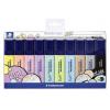 Szövegkiemelő készlet, 1-5 mm, STAEDTLER "Textsurfer Classic Pastel 364 C", 10 különböző szín