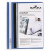 Gyorsfűző, A4, széles, panorámás, DURABLE "DURAPLUS®", kék