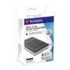 SSD (külső memória), 1TB, USB 3.2, VERBATIM "Storen Go", fekete