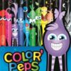 Színes ceruza készlet, háromszögletű, MAPED "Color`Peps Monster", 12 különböző szín