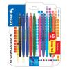 Golyóstoll, 0,22 mm, nyomógombos, PILOT "Super Grip G, vegyes szín