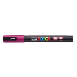 Dekormarker, 0,9-1,3 mm, UNI "Posca PC-3M", fukszia