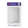 2,5" HDD (merevlemez), 2TB, USB 3.2, alumínium borítás, VERBATIM "Store n Go", ezüst