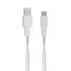 USB kábel, USB 2.0 - USB-C, 1,2 m, RIVACASE "6002 WT12", fehér