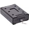 Értéktároló, mobil, 1,1 l, 70x160x220 mm, KINGSAFE "Car Safe"