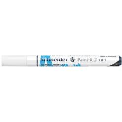 Dekormarker, akril, 2 mm, SCHNEIDER "Paint-It 310", fehér