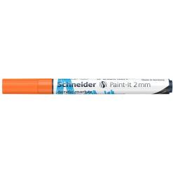 Dekormarker, akril, 2 mm, SCHNEIDER "Paint-It 310", narancssárga