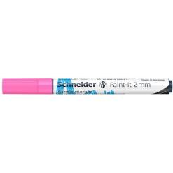 Dekormarker, akril, 2 mm, SCHNEIDER "Paint-It 310", rózsaszín
