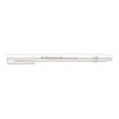Dekormarker, 1-2 mm, kúpos, STAEDTLER "8323", fehér