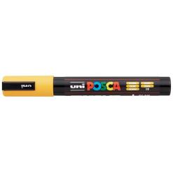 Dekormarker, 1,8-2,5 mm, UNI "Posca PC-5M", okker