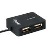 USB elosztó-HUB, 4 port, USB 2.0, EQUIP "Life"