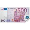 Jegyzettömb, 70 lap, 120x61,5 mm, PANTA PLAST "500 Euro"