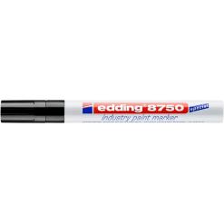 Lakkmarker, 2-4 mm, EDDING, "8750", fekete