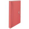 Harmonikamappa, A4, PP, 6 rekeszes, ESSELTE "Colour`Breeze", korall