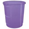 Papírkosár, 14 liter, ESSELTE "Colour`Breeze", áttetsző levendula