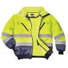 Munkavédelmi kabát, jól láthatósági, 3 az 1-ben, M méret " Hi-Vis", sárga-tengerészkék