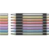 Metálfényű filctoll készlet, 1-2 mm, SCHNEIDER "Paint-It 020", 8 különböző szín