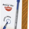 Golyóstoll, 0,28 mm, kupakos, BIC "Round Stic Exact", kék