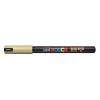 Dekormarker, 0,7 mm, UNI "Posca PC-1MR", arany