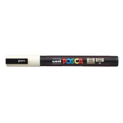 Dekormarker, 0,9-1,3 mm, UNI "Posca PC-3M", elefántcsont