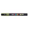 Dekormarker, 0,9-1,3 mm, UNI "Posca PC-3M", khaki