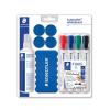 Táblamarker készlet, 2 mm, kúpos, STAEDTLER "Lumocolor® Set 613 S", 10 darabos