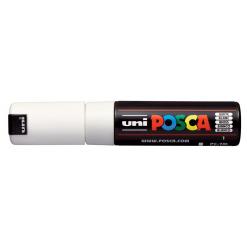 Dekormarker, 4,5-5,5 mm, UNI "Posca PC-7M", fehér