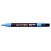 Dekormarker, 0,9-1,3 mm, UNI "Posca PC-3M", égszínkék