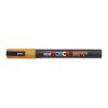 Dekormarker, 0,9-1,3 mm, UNI"Posca PC-3ML", fényes narancs