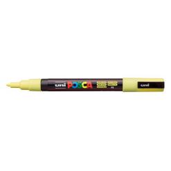 Dekormarker, 0,9-1,3 mm, UNI "Posca PC-3M", napsárga