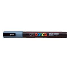 Dekormarker, 0,9-1,3 mm, UNI "Posca PC-3M", palaszürke